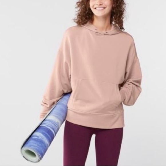 ATHLETA Balance Pink Hoodie Oversized - Size XS - Picture 1 of 10